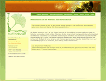Tablet Screenshot of heilpraxis-busch.de